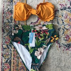 Cupshe high waisted bathing suit medium